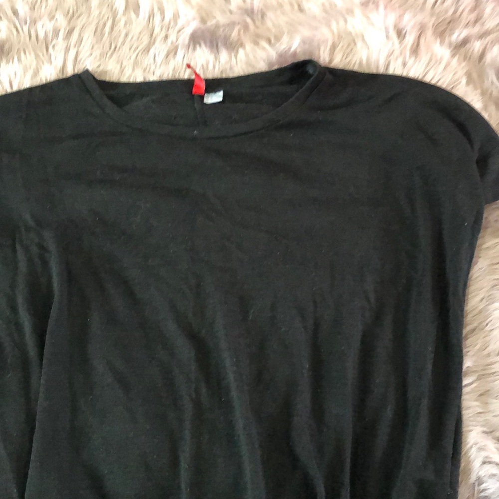 Black shirt shirt sleeve top - Picture 1 of 1